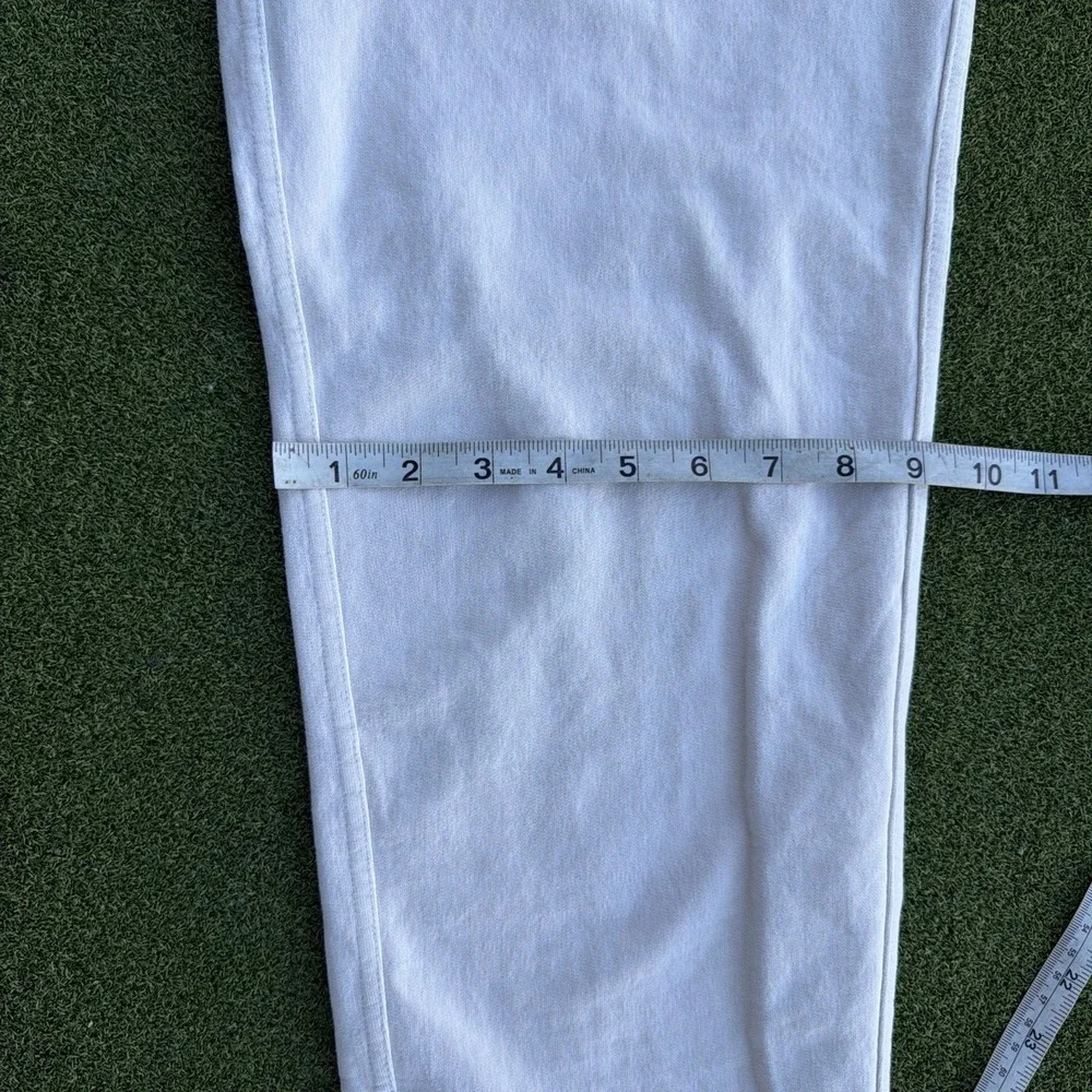 Buck Mason Sweatpants Mens XL Cream Tapered Joggers Casual Cotton Minimalist